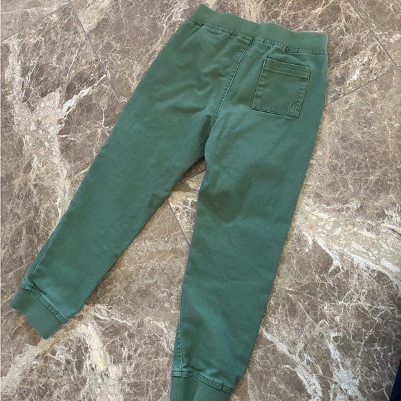 Janie and Jack Forest Green Joggers - Picture 3 of 4